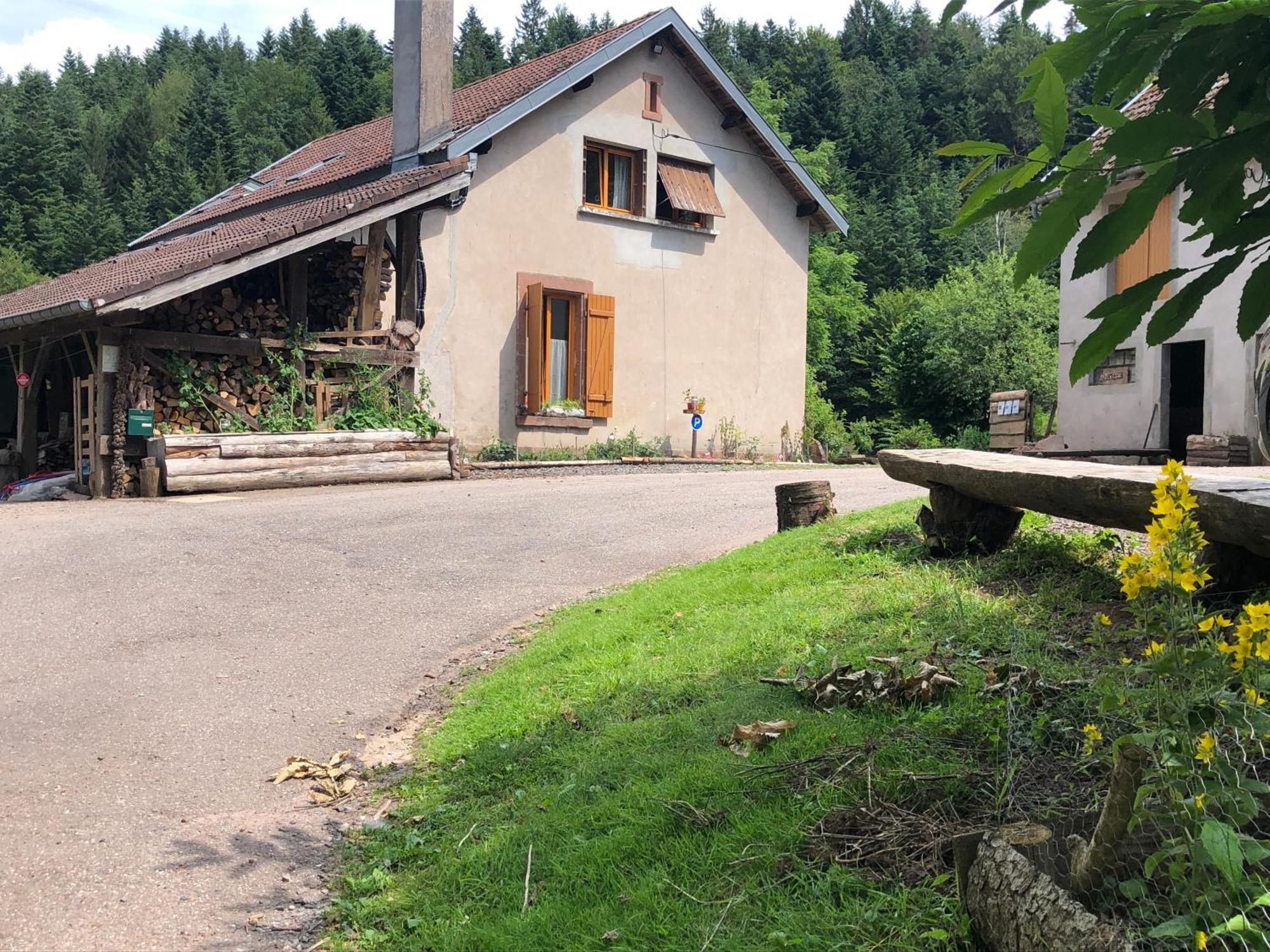 A l'orée de soi - Maison forestière de la Soie - Eco gîte, chambres d'hôtes, camping au pied des Vosges Saint-Sauveur  Esterno foto